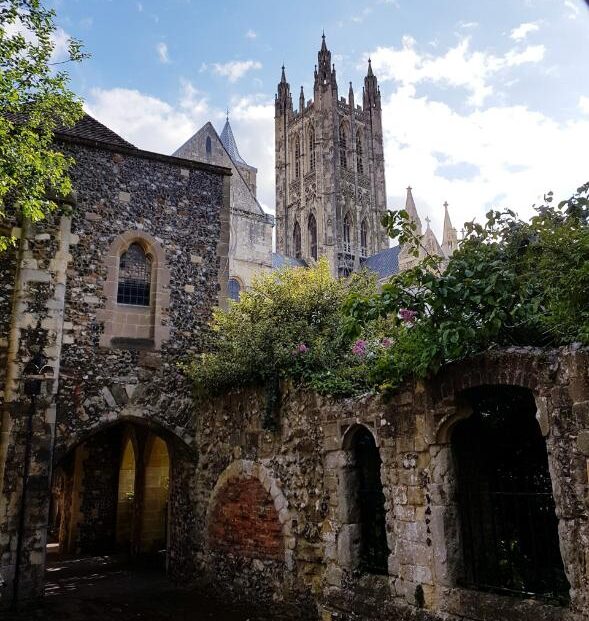 View of Canterbury castle